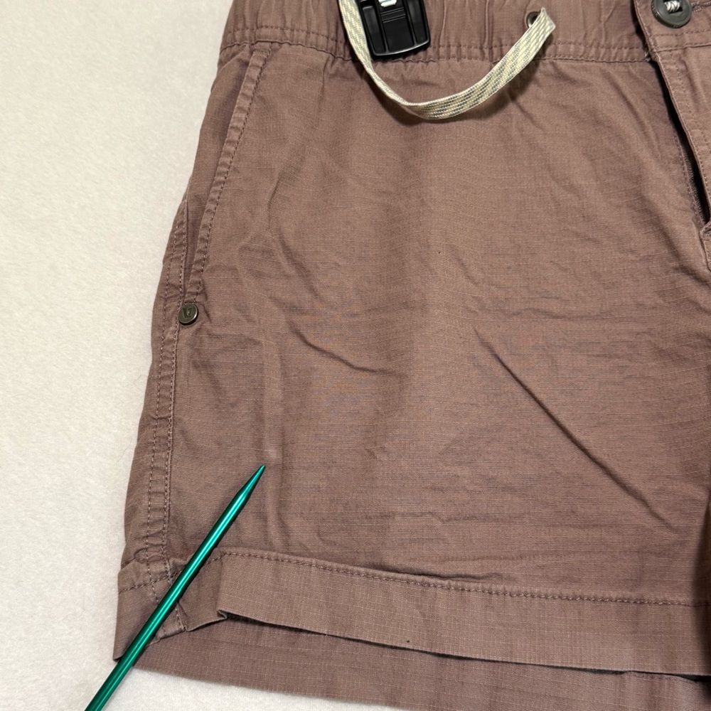 Vuori Vintage Ripstop Women’s Short Mauve Hazel Brown Size M - Picture 11 of 13
